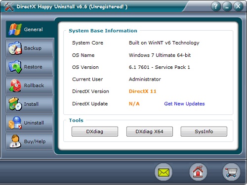 DirectX Happy Uninstall