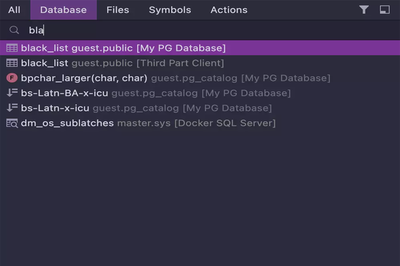JetBrains DataGrip